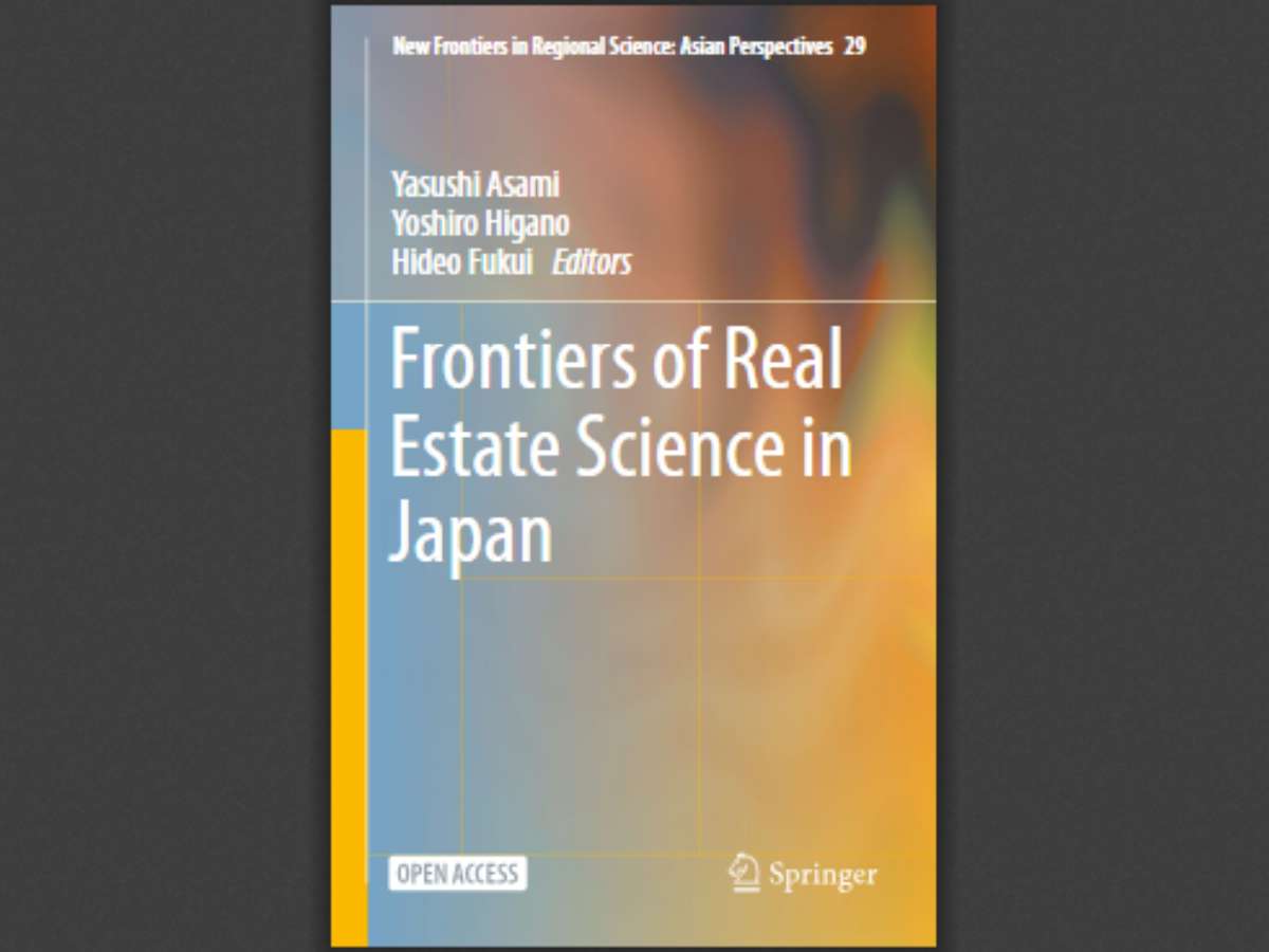 Frontiers of Real Estate Science in Japan