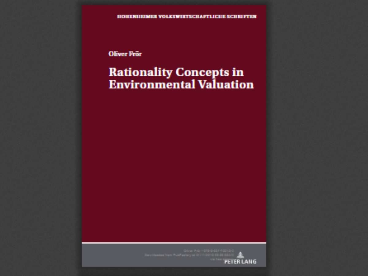 Rationality Concepts in Environmental Valuation