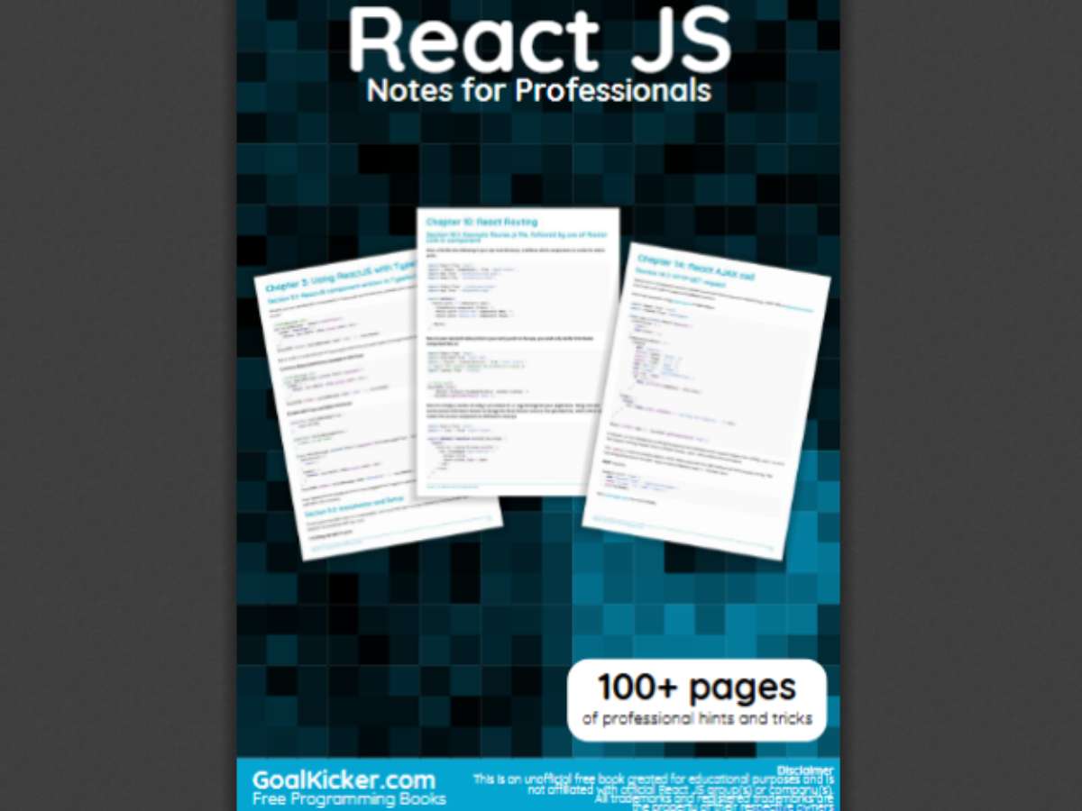 React JS Notes for Professionals