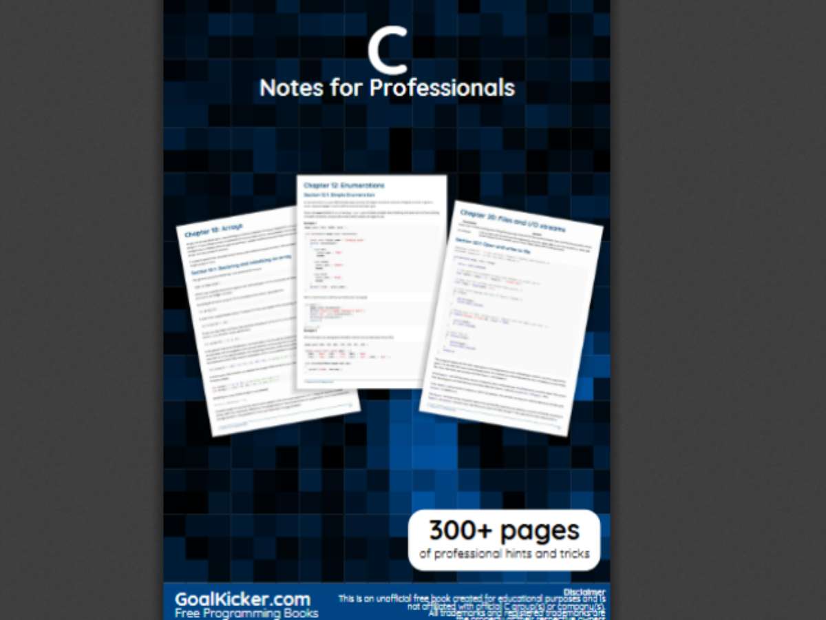 C Programming Notes for Professionals