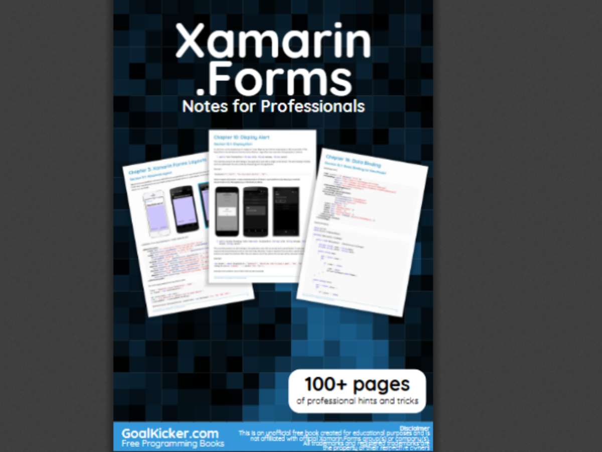 Xamarin.Forms Notes for Professionals