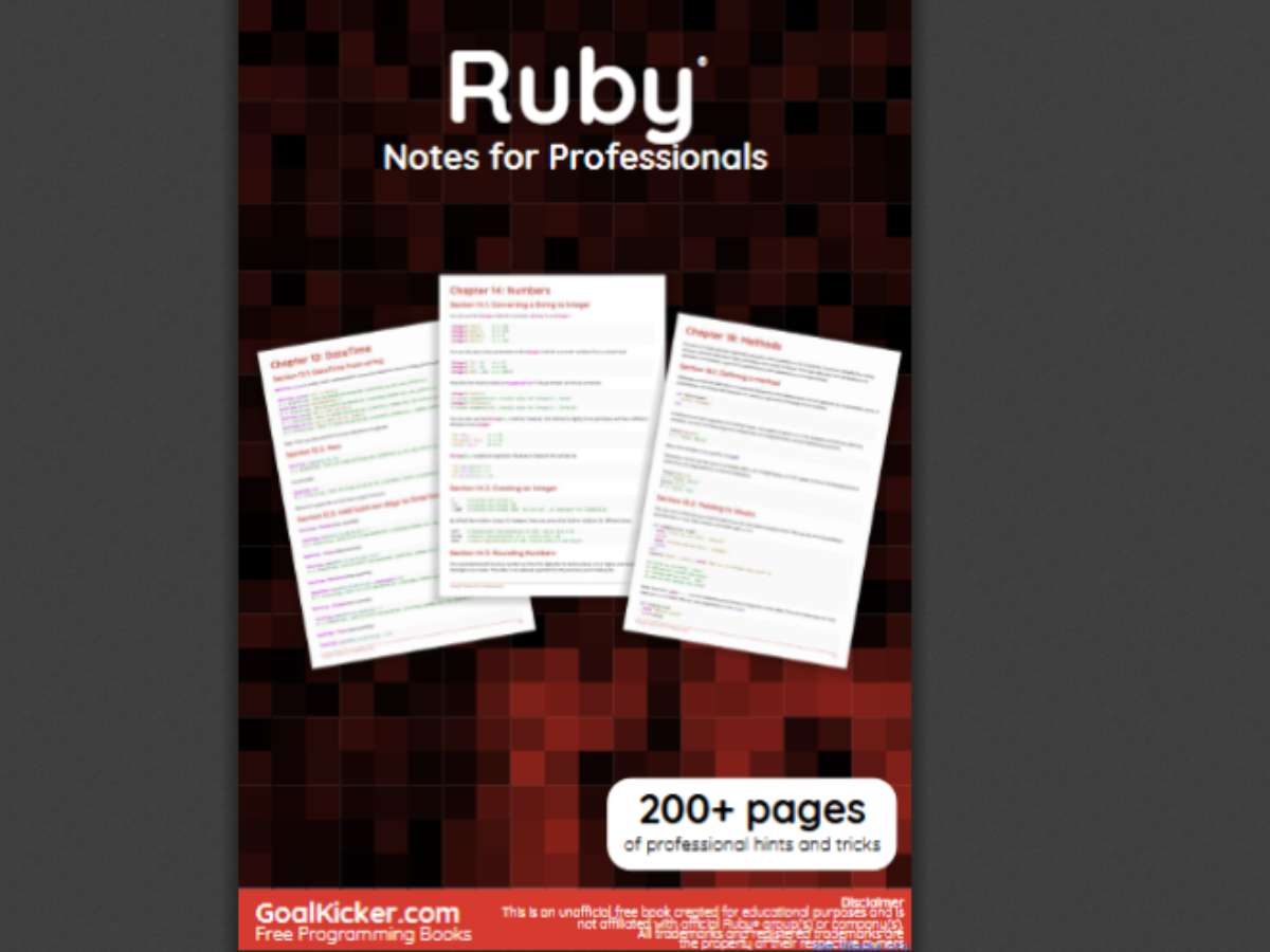 Ruby Notes for Professionals