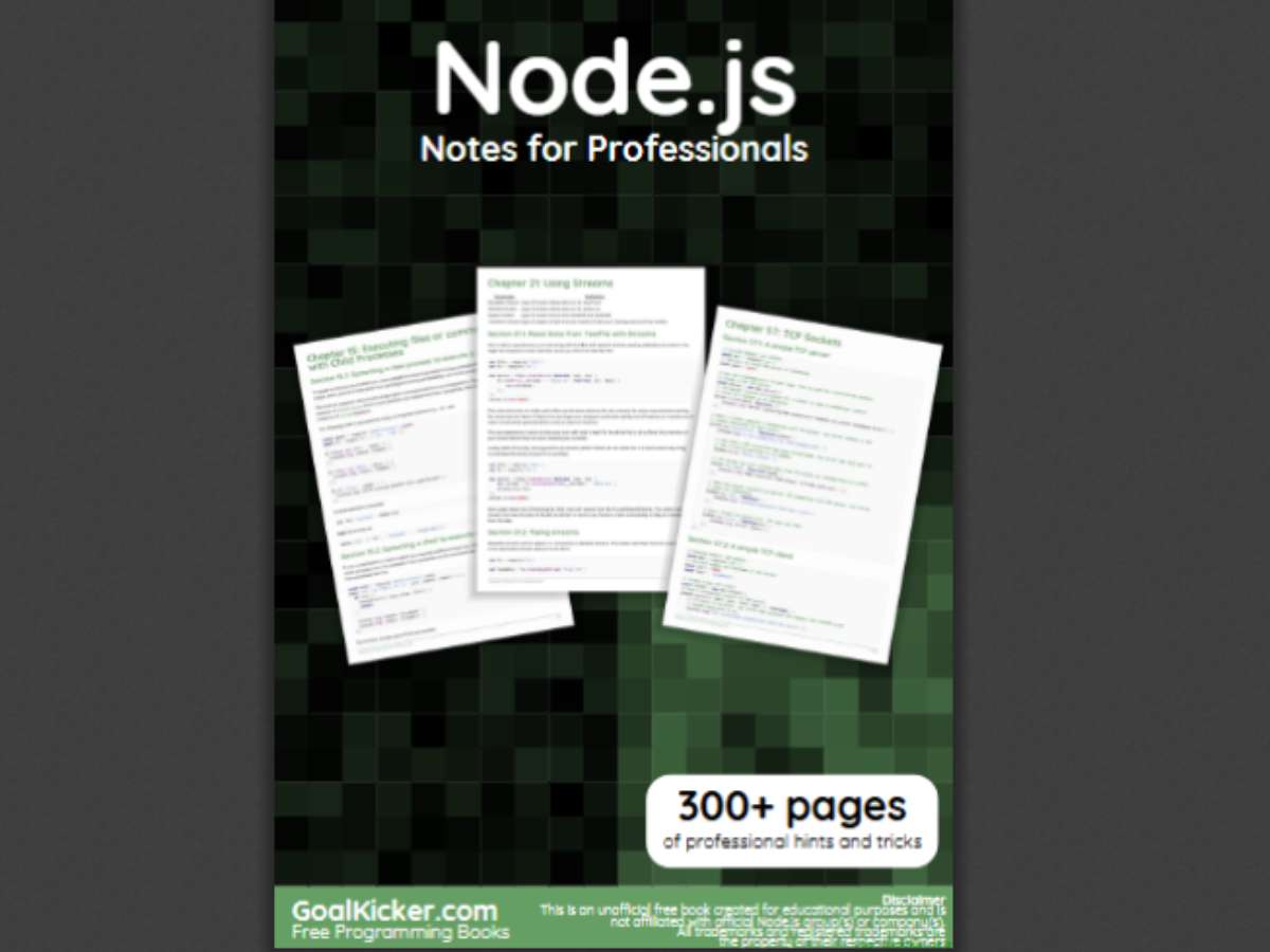 Node.js Notes for Professionals