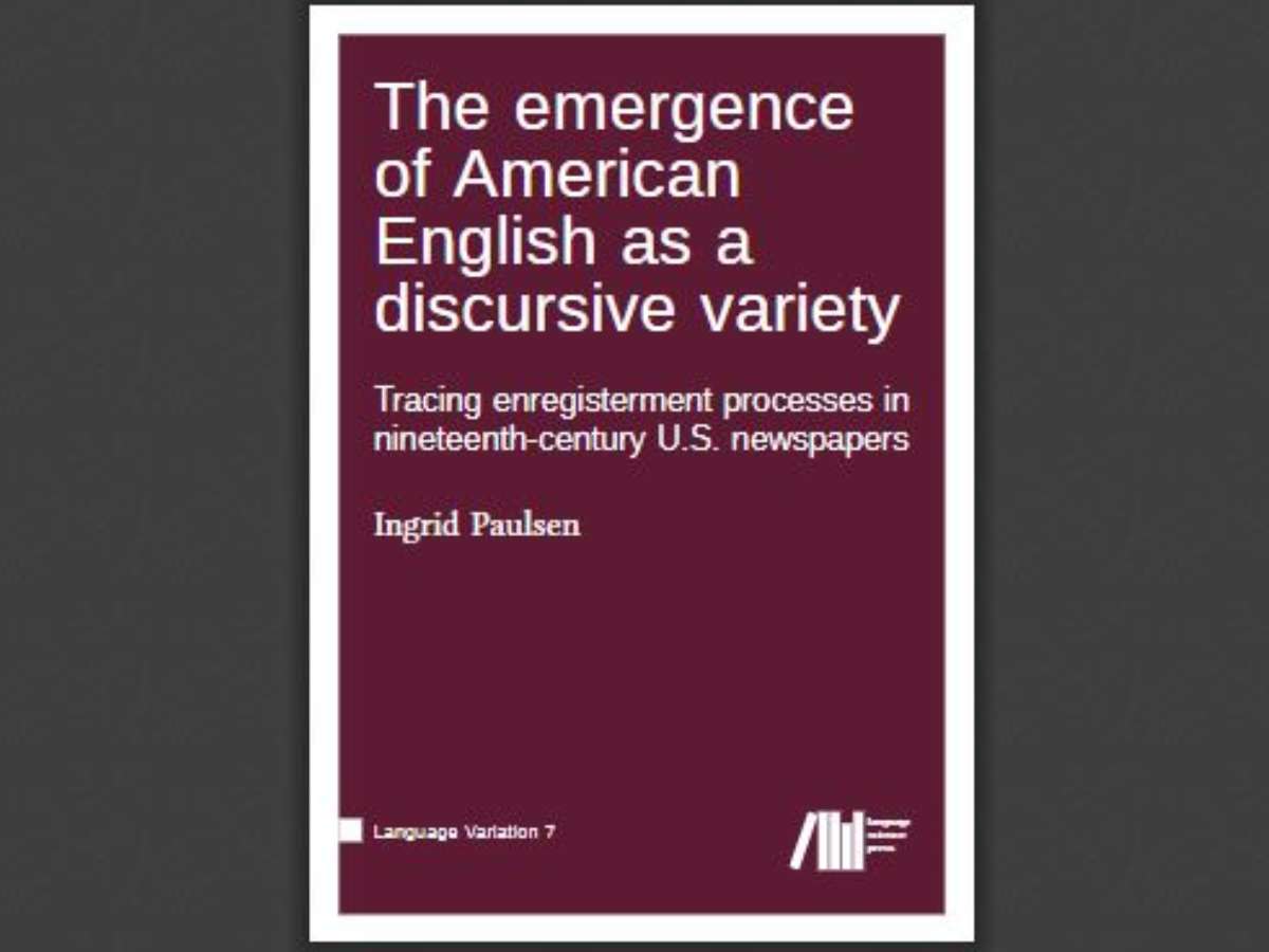 The emergence of American English as a discursive variety