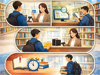 Hướng dẫn một số bước công việc cần thiết khi bạn đọc đến và sử dụng dịch vụ mượn tài liệu về nhà tại Trung tâm Thông tin Thư viện