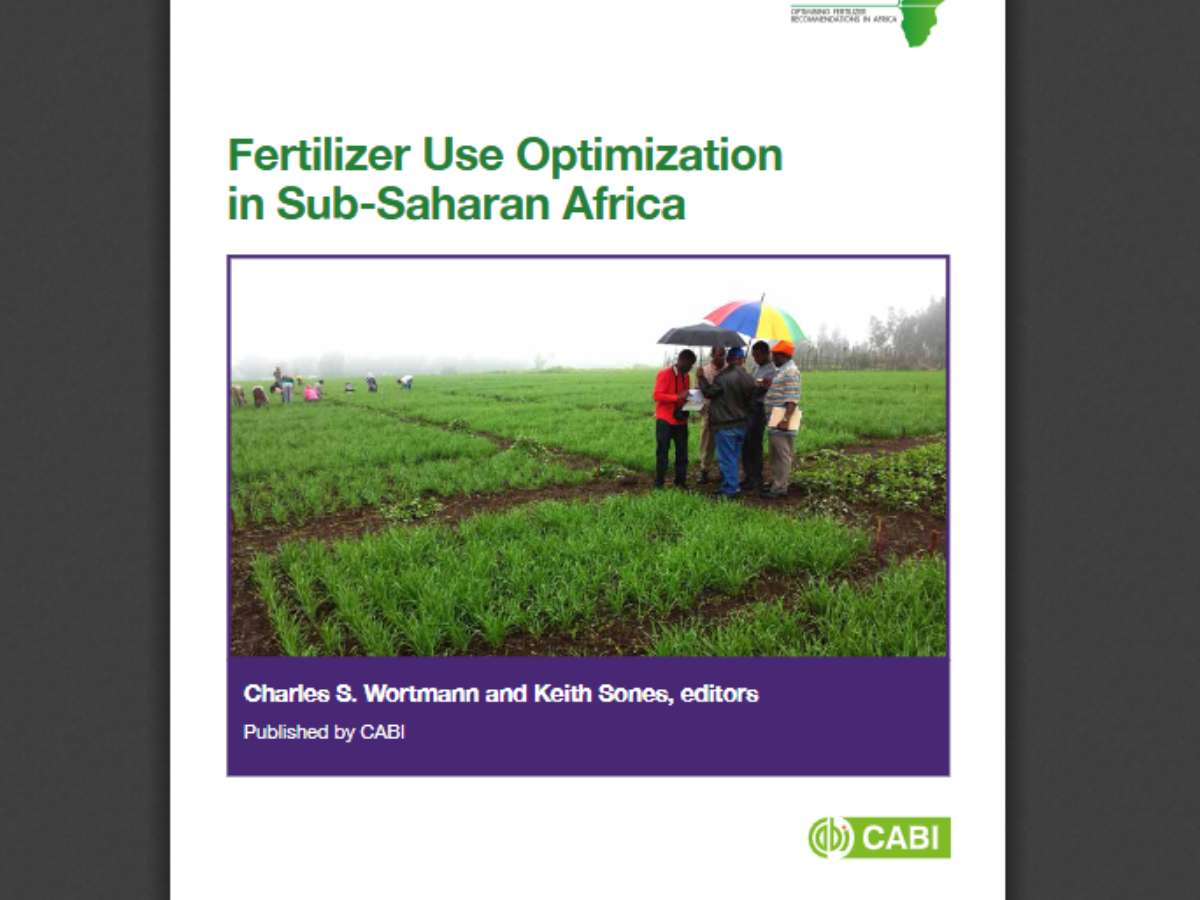 Fertilizer use optimization in sub-Saharan Africa