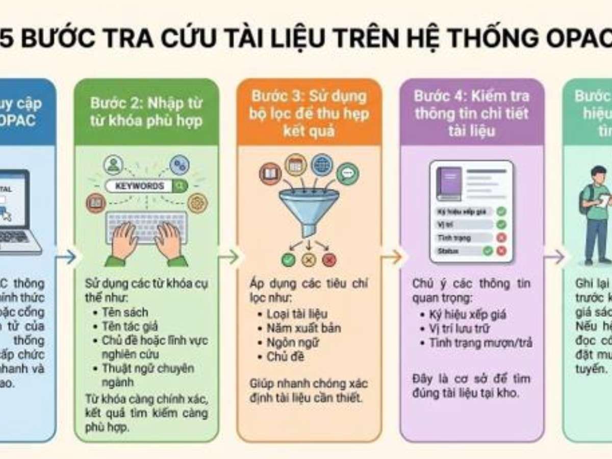 [GÓC TƯ VẤN] Tối ưu tìm kiếm tài liệu với OPAC và Chatbot thư viện 📚