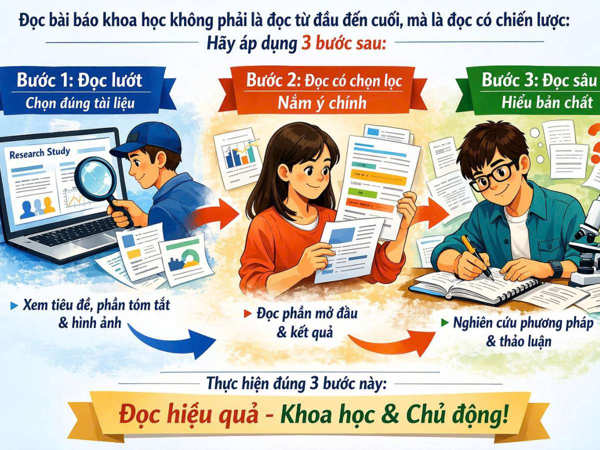 [Góc tư vấn] Cách đọc hiểu bài báo khoa học hiệu quả cho sinh viên
