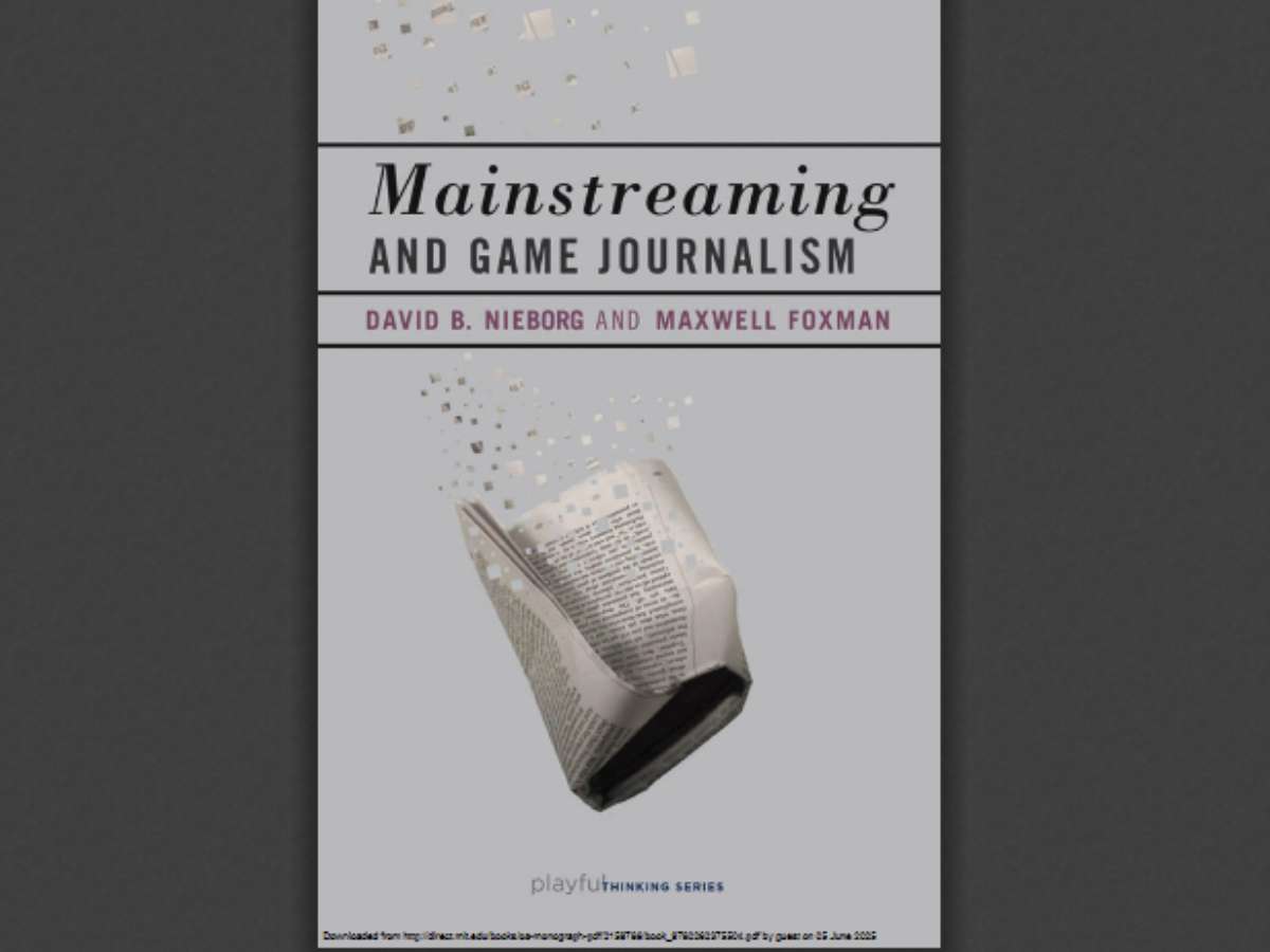 Mainstreaming and Game Journalism