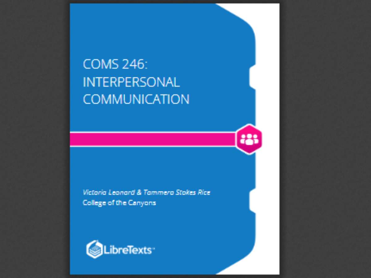 COMS 246: Interpersonal Communication