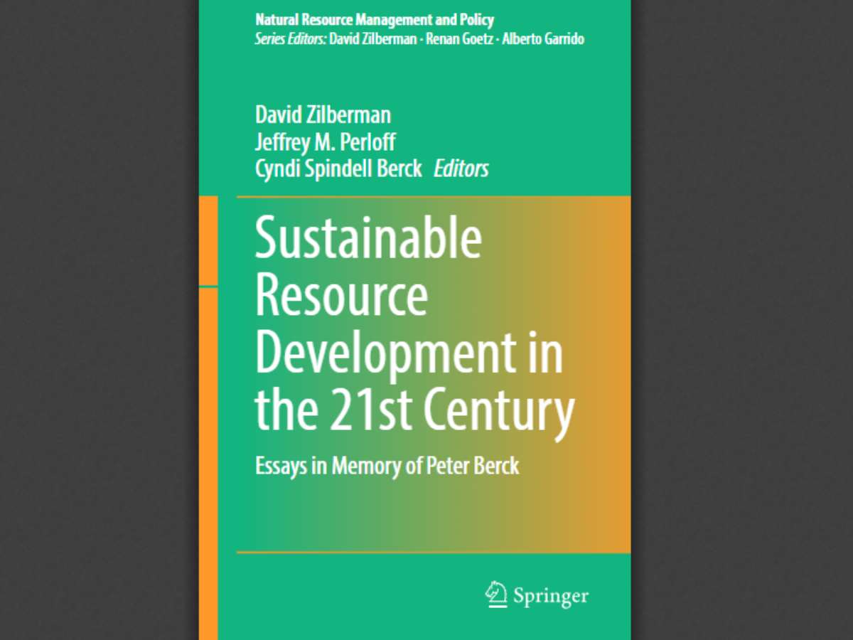 Sustainable Resource Development in the 21st Century: Essays in Memory of Peter Berck