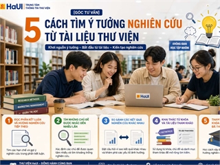 [GÓC TƯ VẤN] 5 CÁCH TÌM Ý TƯỞNG NGHIÊN CỨU TỪ TÀI LIỆU THƯ VIỆN