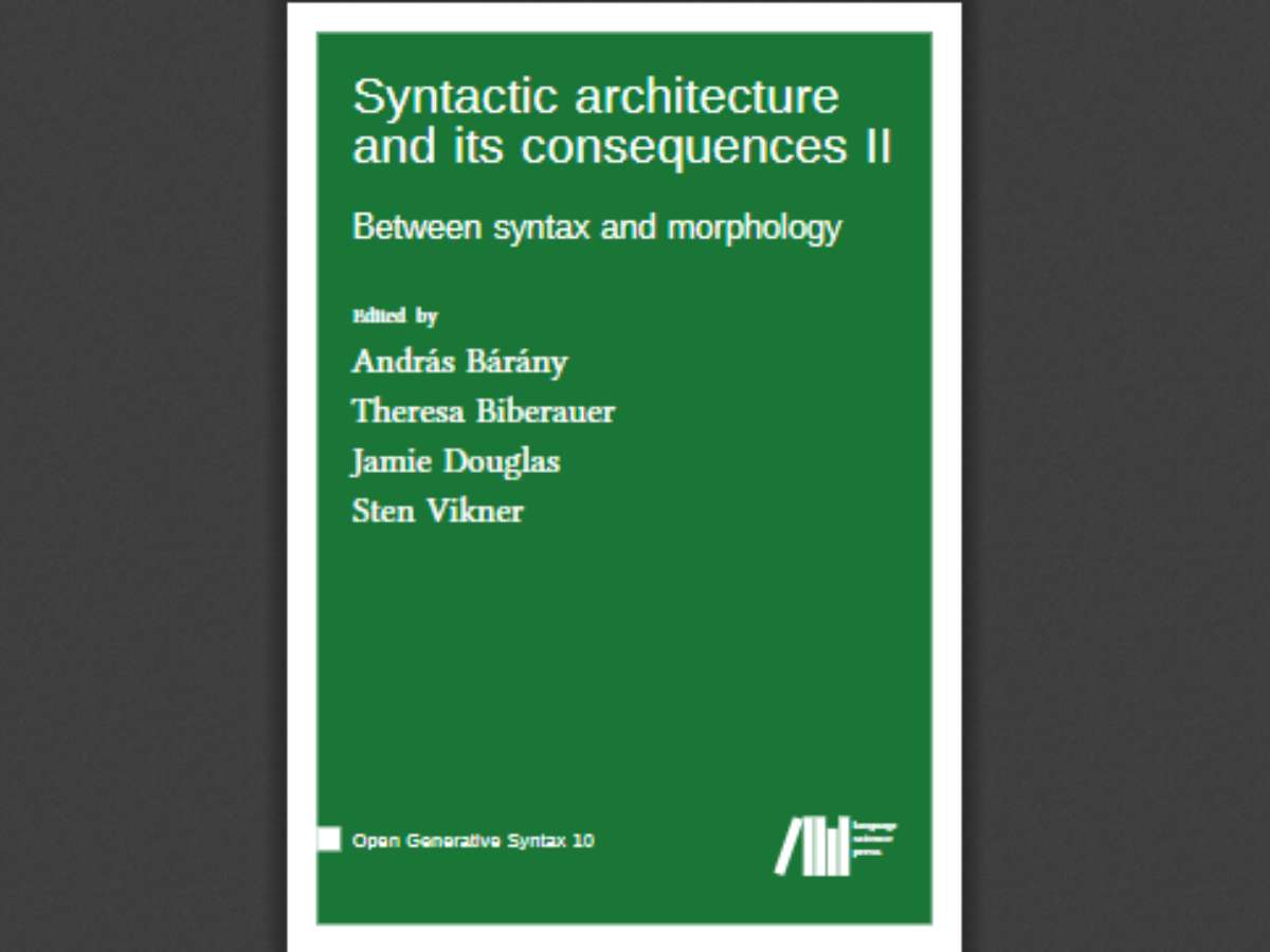 Syntactic architecture and its consequences II: Between syntax and morphology
