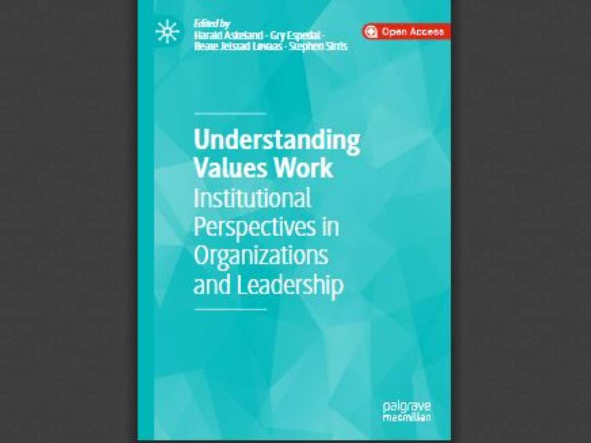 Understanding Values Work: Institutional Perspectives in Organizations and Leadership