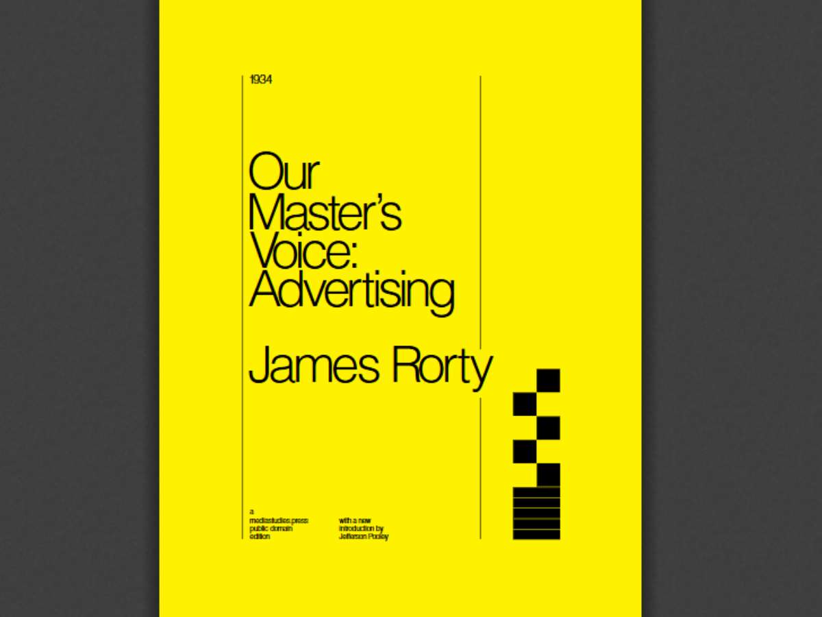 Our Master’s Voice: Advertising