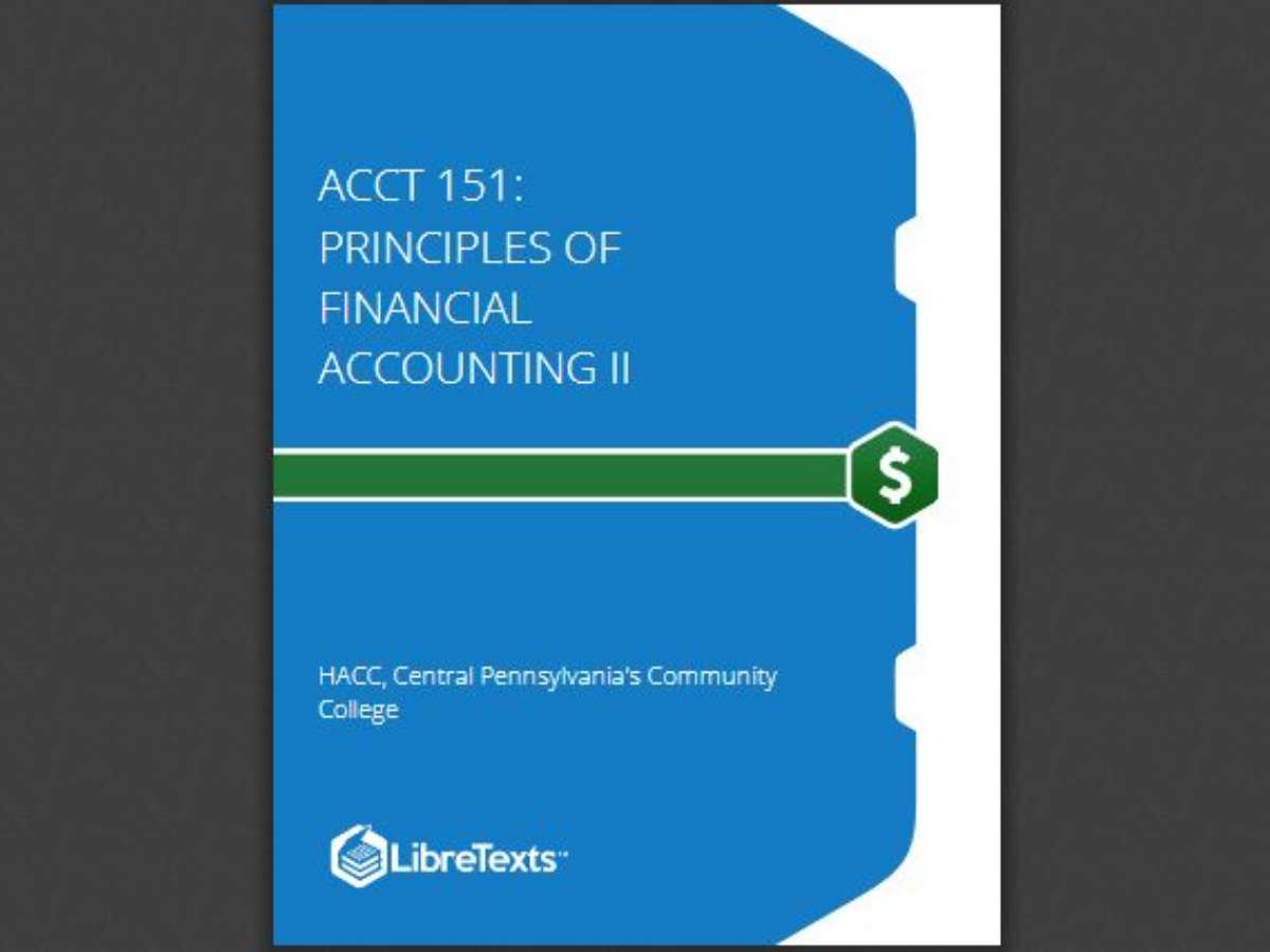 ACCT 151:Principles of Financial Accounting II