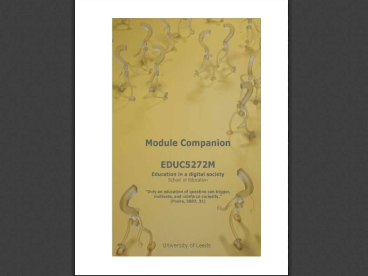 EDUC5272M Module Companion
