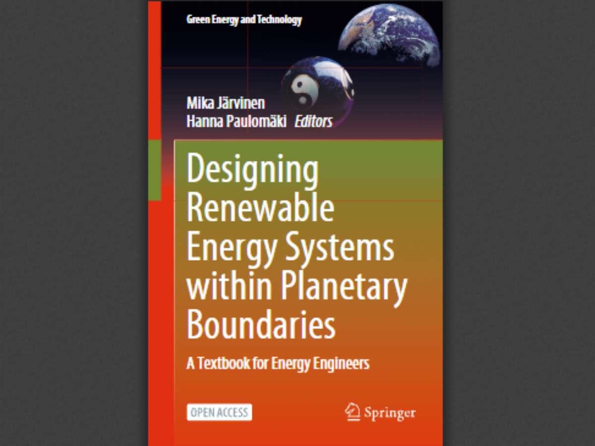 Designing Renewable Energy Systems within Planetary Boundaries: A Textbook for Energy Engineers