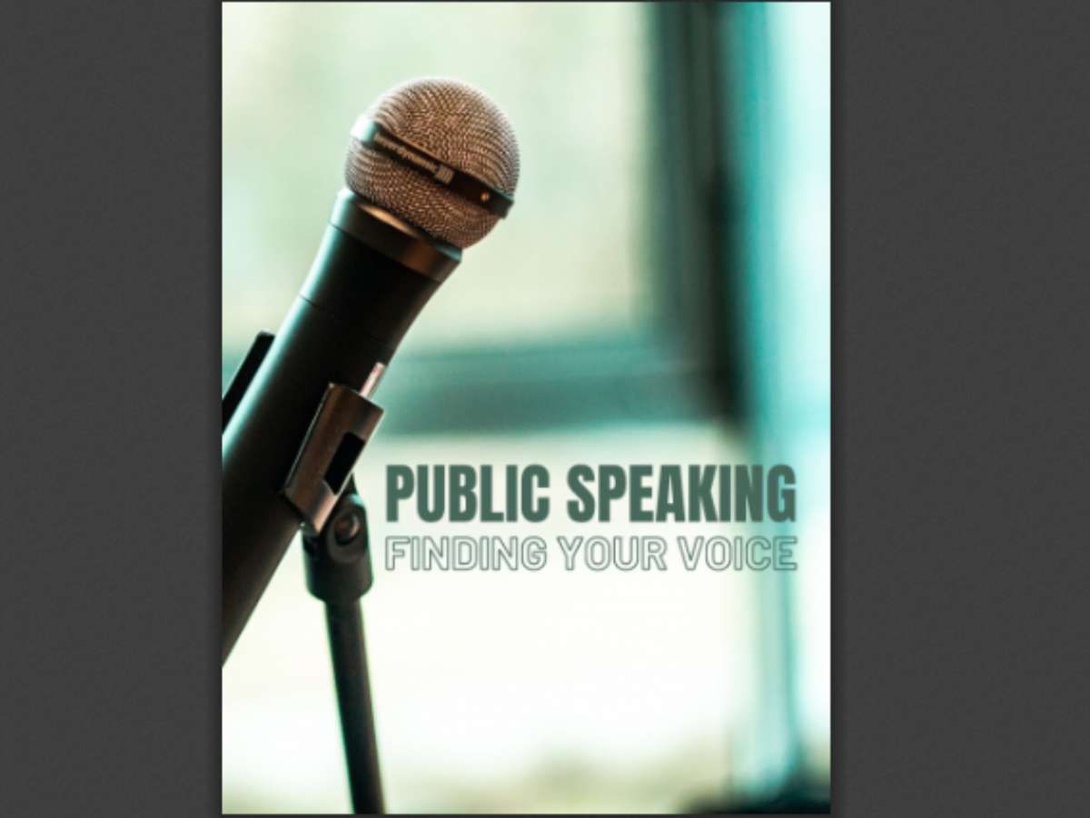 Public Speaking: Finding Your Voice
