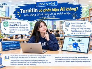 [Góc tư vấn] Turnitin có phát hiện AI không? Hiểu đúng để sử dụng AI có trách nhiệm trong học tập