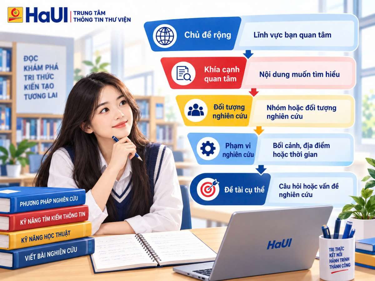 [Góc tư vấn] Từ một chủ đề rộng đến đề tài nghiên cứu cụ thể: bắt đầu từ đâu?