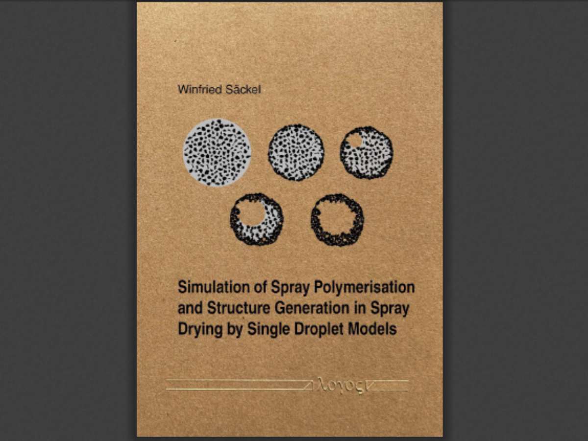 Simulation of Spray Polymerisation and Structure Generation in Spray Drying by Single Droplet Models