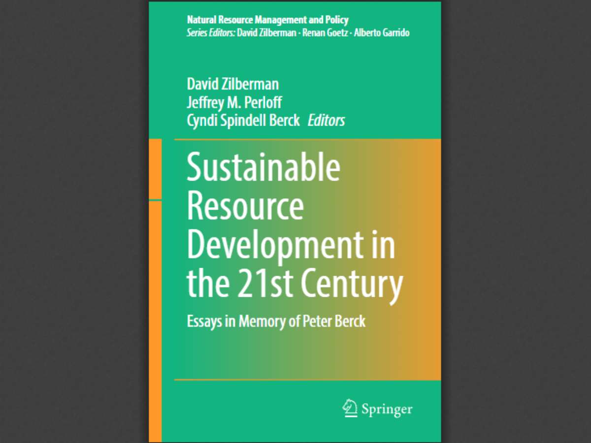 Sustainable Resource Development in the 21st Century: Essays in Memory of Peter Berck