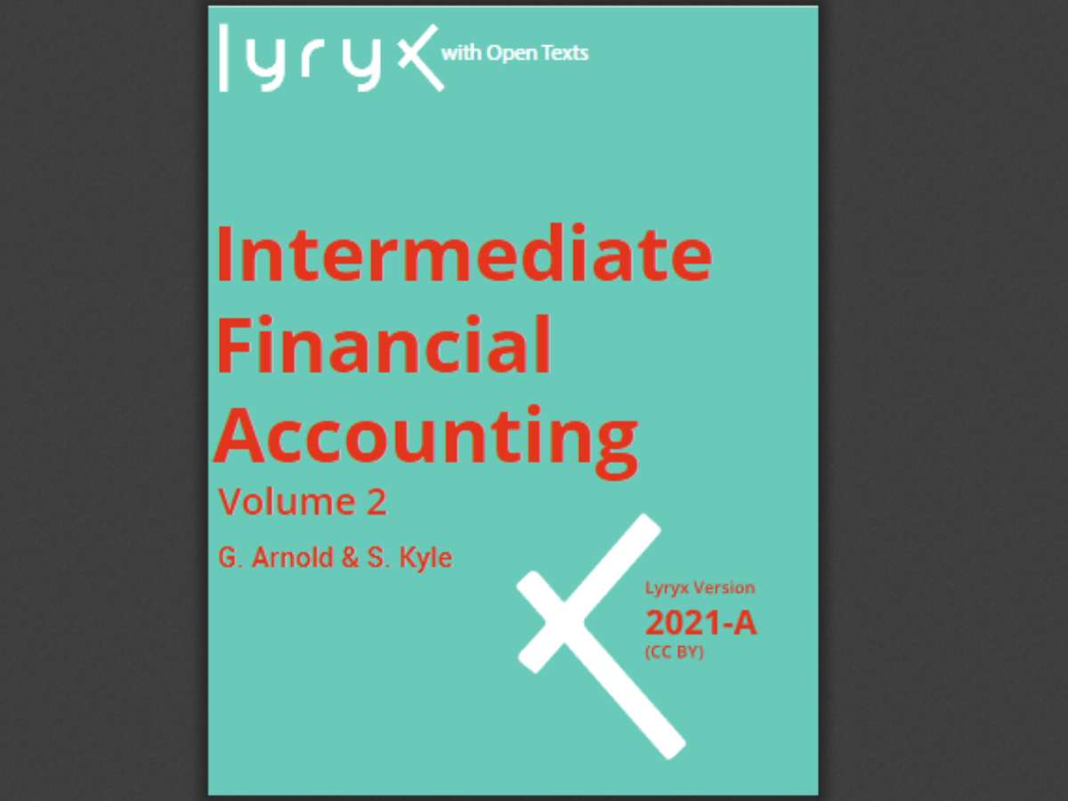 Intermediate Financial Accounting Volume 2