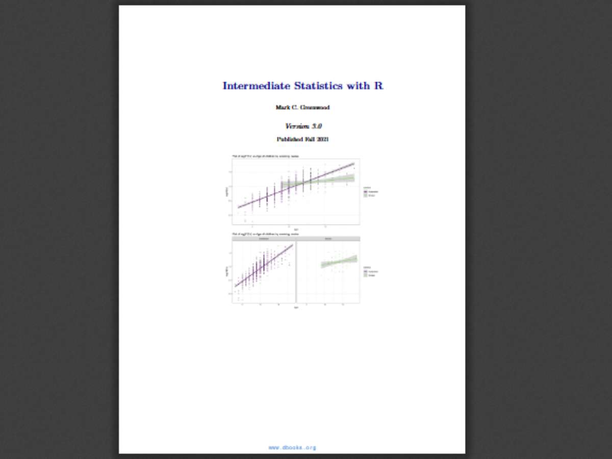 Intermediate Statistics with R