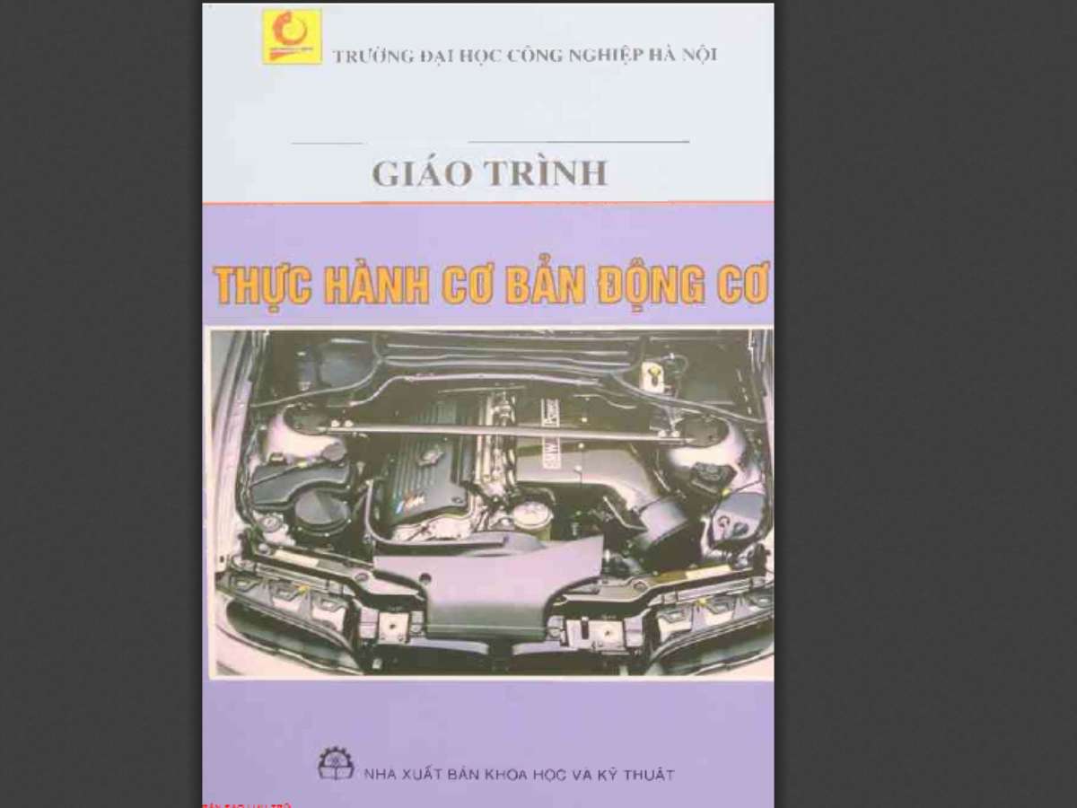 Chuyên mục Đọc sách cùng bạn: Giáo trình Thực hành Cơ bản Động cơ