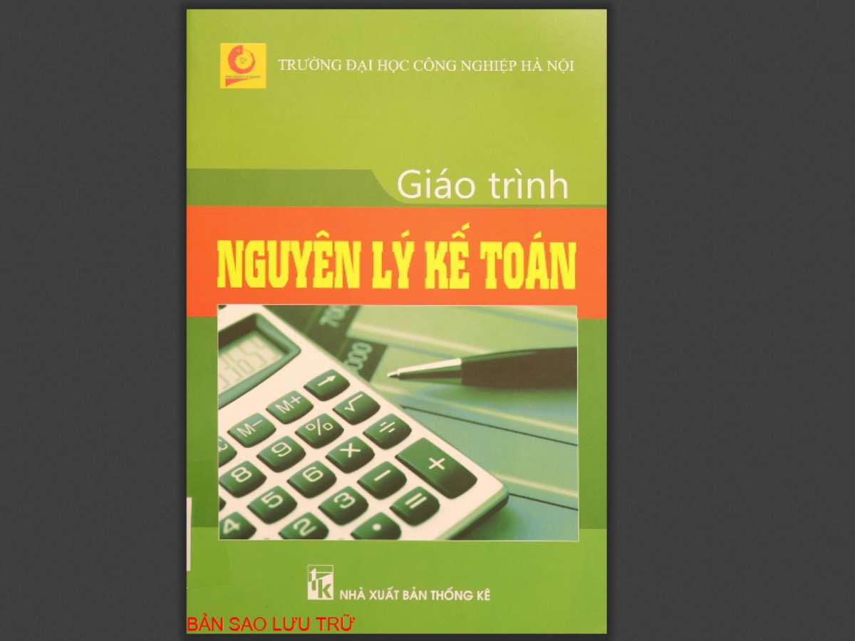 Chuyên mục đọc sách cùng bạn: Giáo trình Nguyên lý kế toán