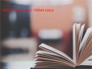 DEMO: Triển lãm Giáo trình HaUI